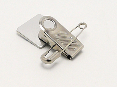 Swivel Clip with Pin W/Adhesive
