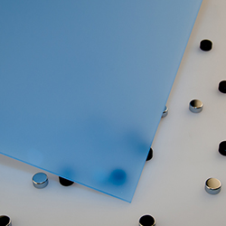 Discontinued Item.  Colorhues 1/8" WEDGEWOOD TRANSL.