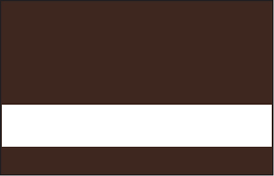 Duets Rotary Matte Chocolate Brown/White 1/16" 2-Ply