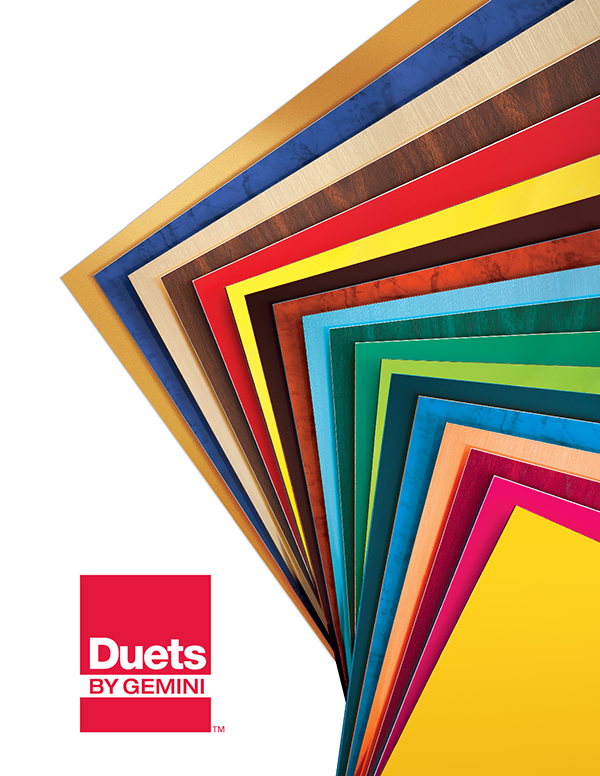 Yellow/Blk Duets by Gemini  1/16" Thick 3 Sheets Rotary Engraving Stock Sheets 