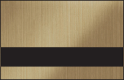 Duets Laser Indoor Metals Brushed Bronze/Black 1/16" 2-Ply