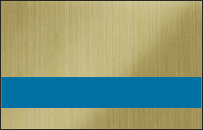 Duets Laser XT Metals Brushed Old Gold/Blue 1/32" 2-Ply