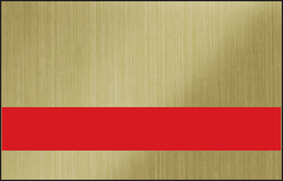 Duets Laser XT Metals Brushed Old Gold/Red 1/8" 2-Ply