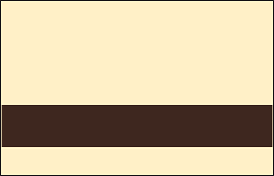 Duets Rotary Matte Beige/Dark Chocolate Brown 1/16" 2-Ply