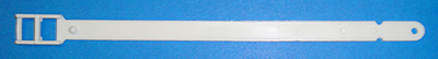Plastic Strap 7-1/4" White