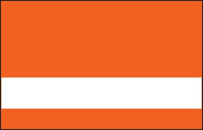 Duets Laser XT Orange/White w/ Dura-Guard 1/16" 2-Ply