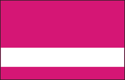 Duets Rotary Matte Pink/White 1/16" 2-Ply