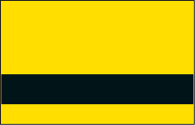 Rowmark DurMark Safety Yellow/Black 1/16" 2-Ply