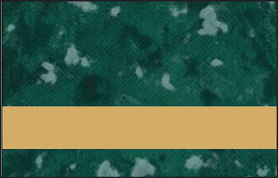 Discontinued item.  Rowmark LaserMark .052 2-Ply Verde/Gold