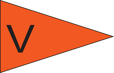 Discontinued item.  Rowmark LaserMax® Varsity 1/16 2-Ply Vibrant Orange/Black