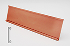 Wall Holder 1.5" x 8" Polished Rose Gold (no holes)
