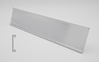 Wall Holder 2" x 10" Polished Silver (no holes)