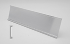 Wall Holder 1.5" x 8" Polished Silver (no holes)