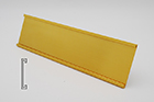 Wall Holder 1.5" x 8" Polished Yellow Gold (no holes)