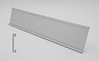 Wall Holder 2" x 10" Satin Silver (no holes)